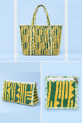 Green Mustard Stripe Everyday Set