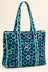 Navy Turquoise Floral