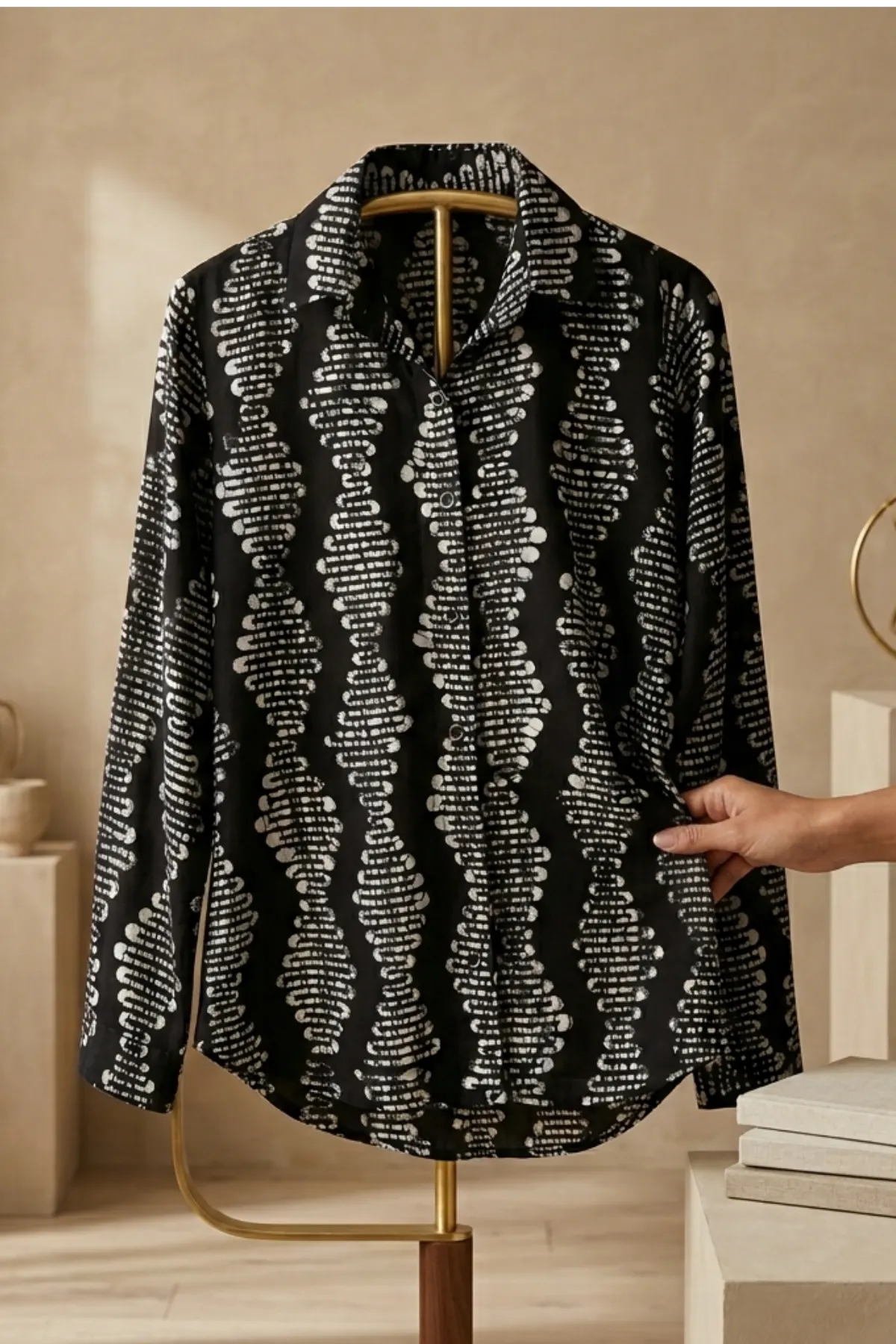 Midnight Rhythm Modal Shirt