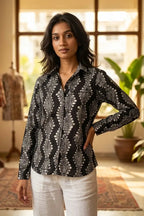 Midnight Rhythm Modal Shirt