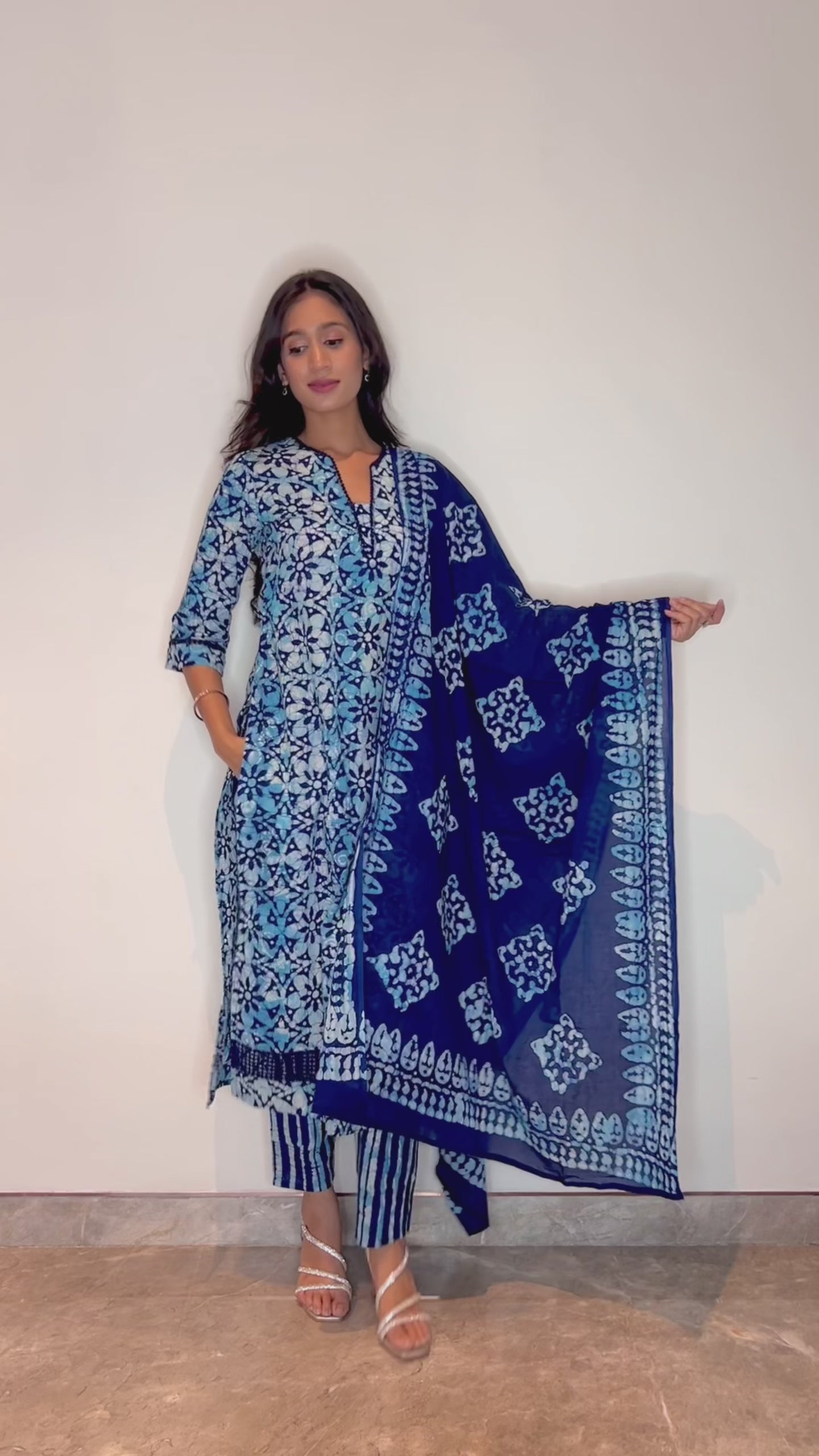 Batik Twilight Sky Suit Set