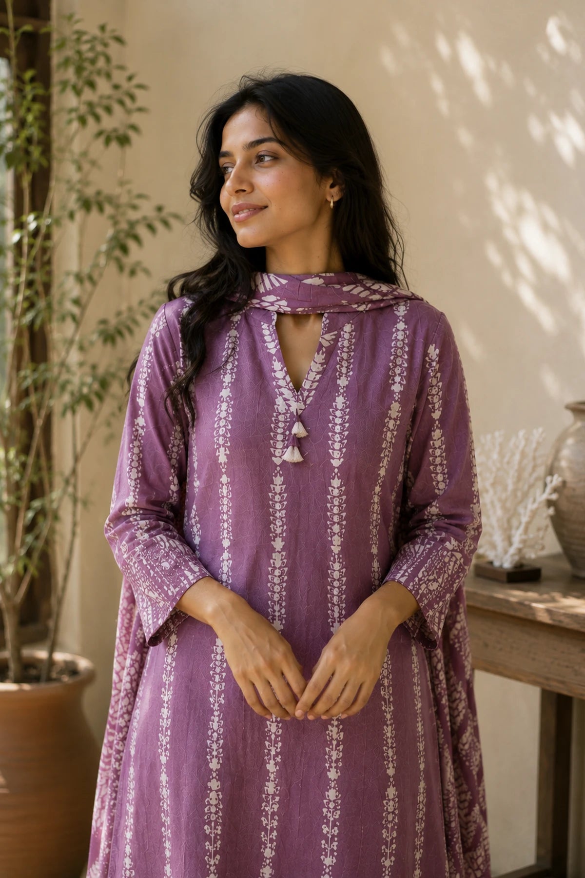 Lava Bloom Modal Kurta Set