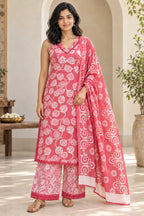 Rani Van Batik Suit Set – front view | handcrafted batik ethnic wear for women | Shades of You