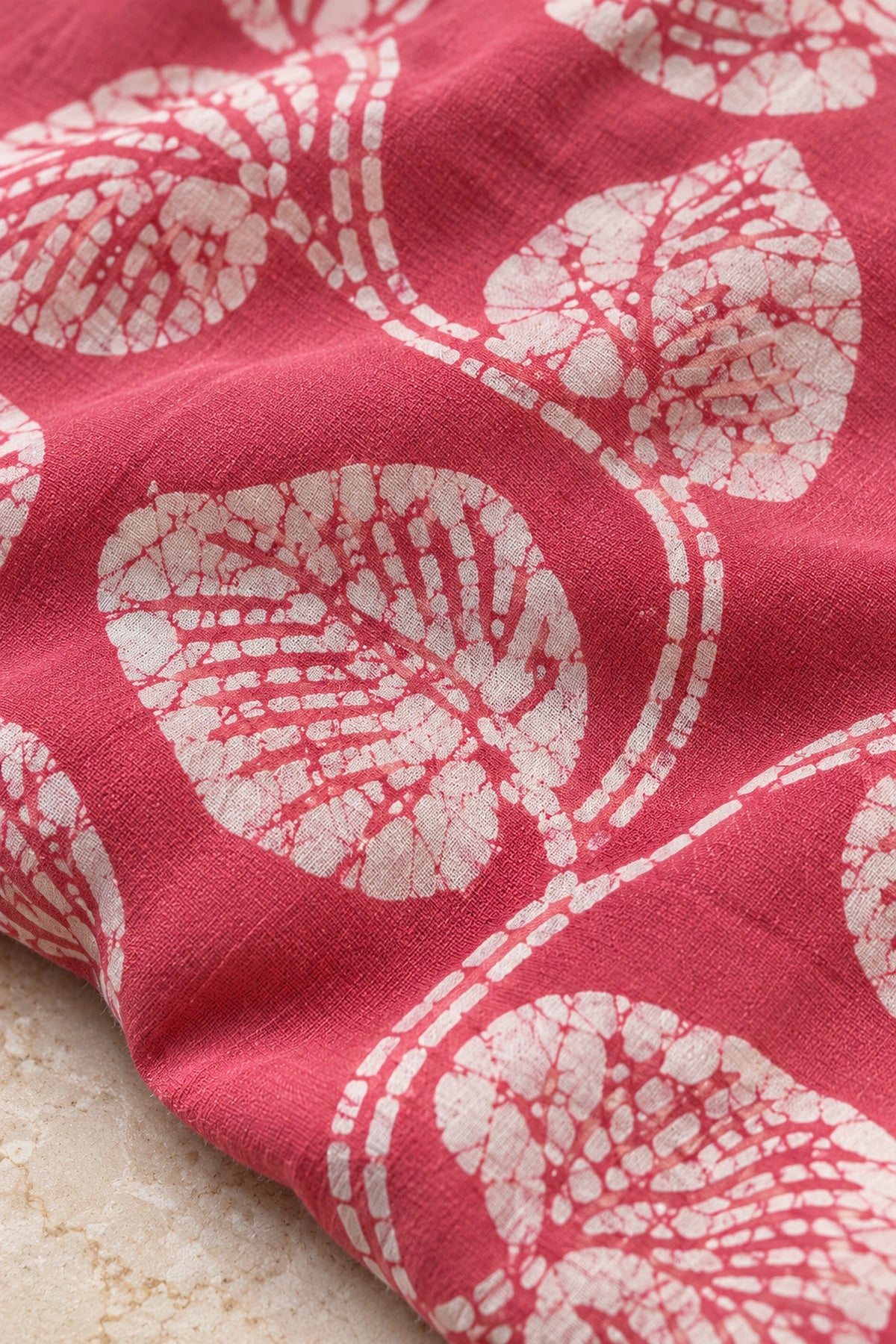 Rani Van Batik Suit Set – batik crackle close-up | handcrafted batik ethnic wear for women | Shades of You