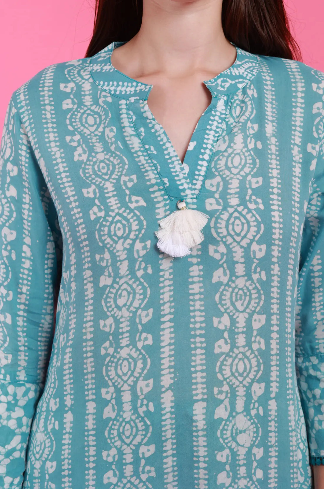 Batik Crazy In Love Suit Set - Blue