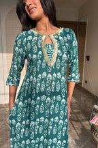 The Olive Leaf Batik Suit Set