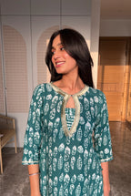 The Olive Leaf Batik Suit Set