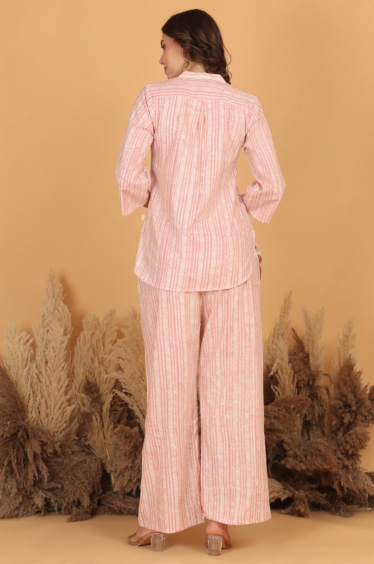 Batik Silver Stripe Co-Ord Set