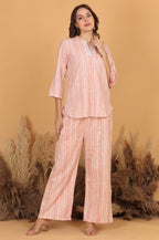 Batik Silver Stripe Co-Ord Set