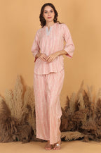 Batik Silver Stripe Co-Ord Set