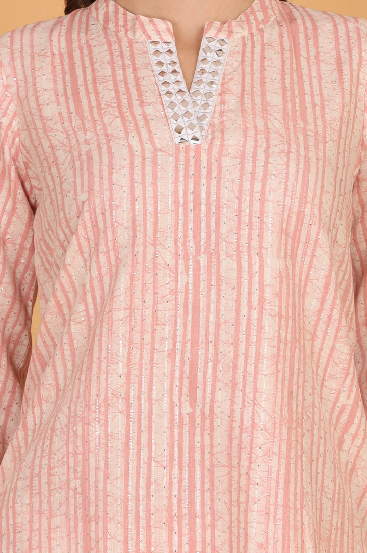 Batik Silver Stripe Co-Ord Set