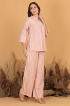 Batik Silver Stripe Co-Ord Set