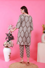 Batik Silver Petal Co-Ord Set