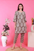 Batik Silver Petal Co-Ord Set