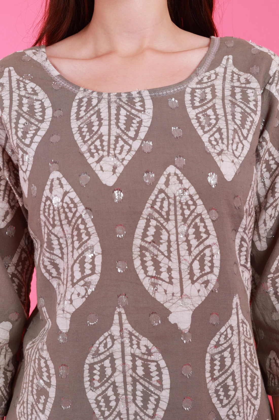 Batik Silver Petal Co-Ord Set