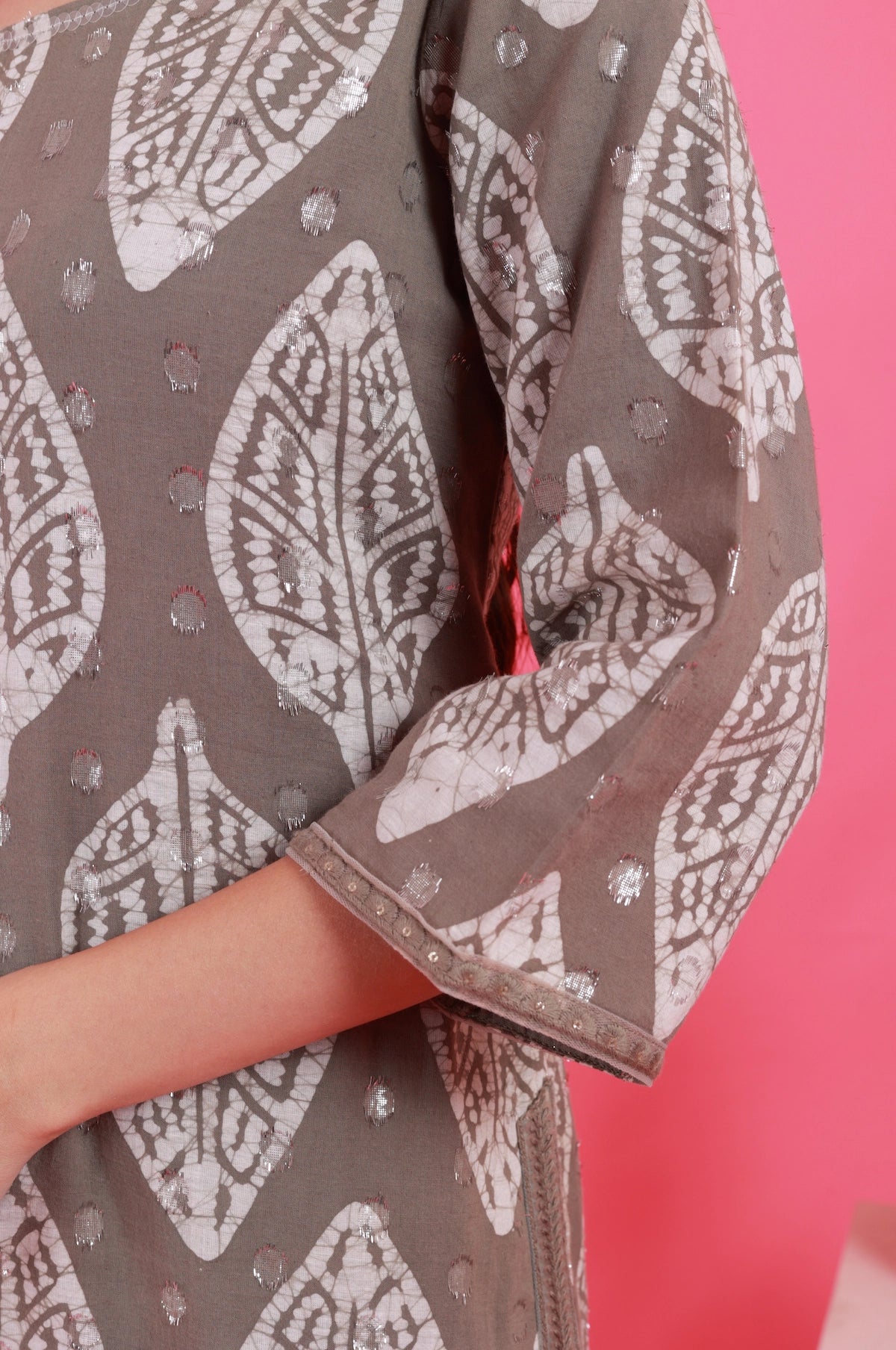 Batik Silver Petal Co-Ord Set