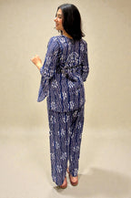 Batik Twilight Co-Ord Set - Navy