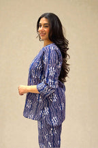 Batik Twilight Co-Ord Set - Navy