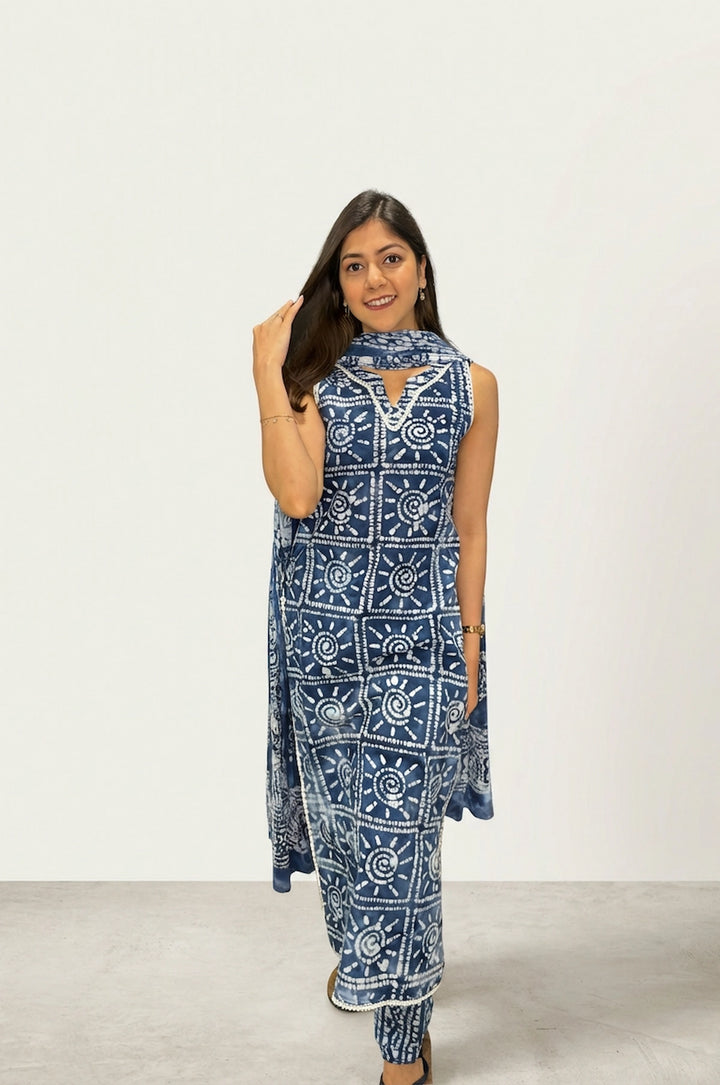 Neel Surya Batik Suit Set