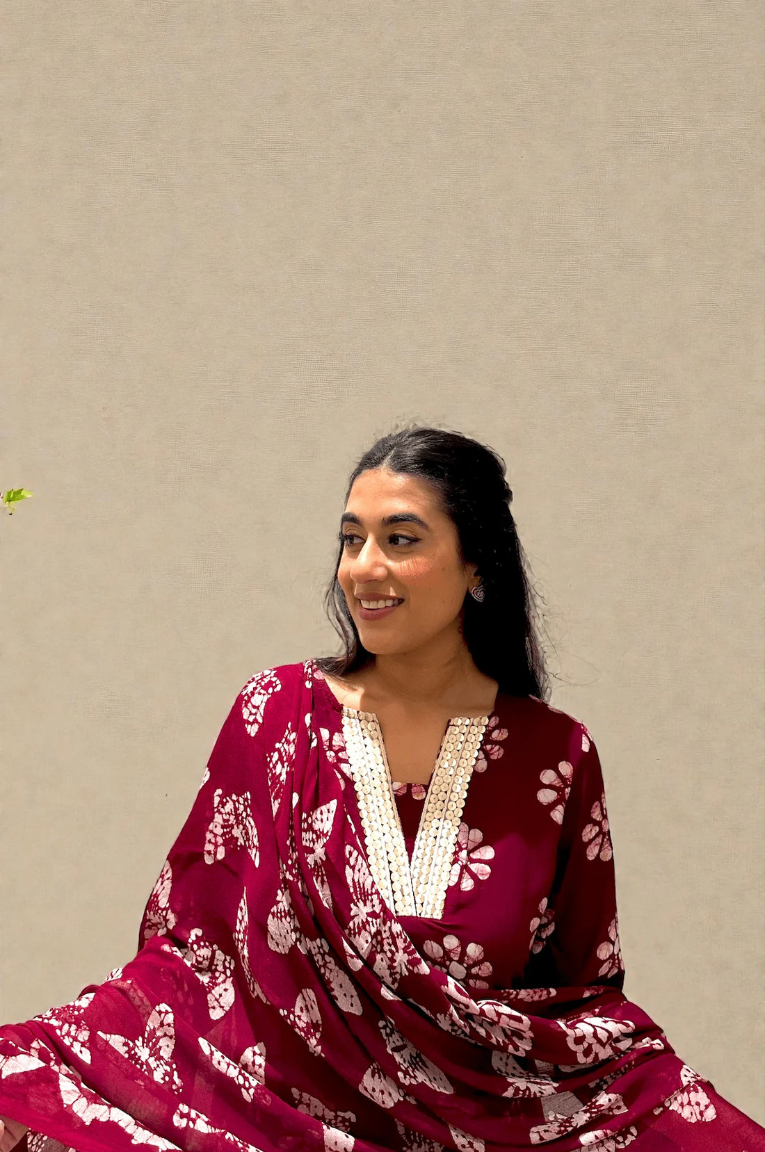 Batik Scarlet Garden Set