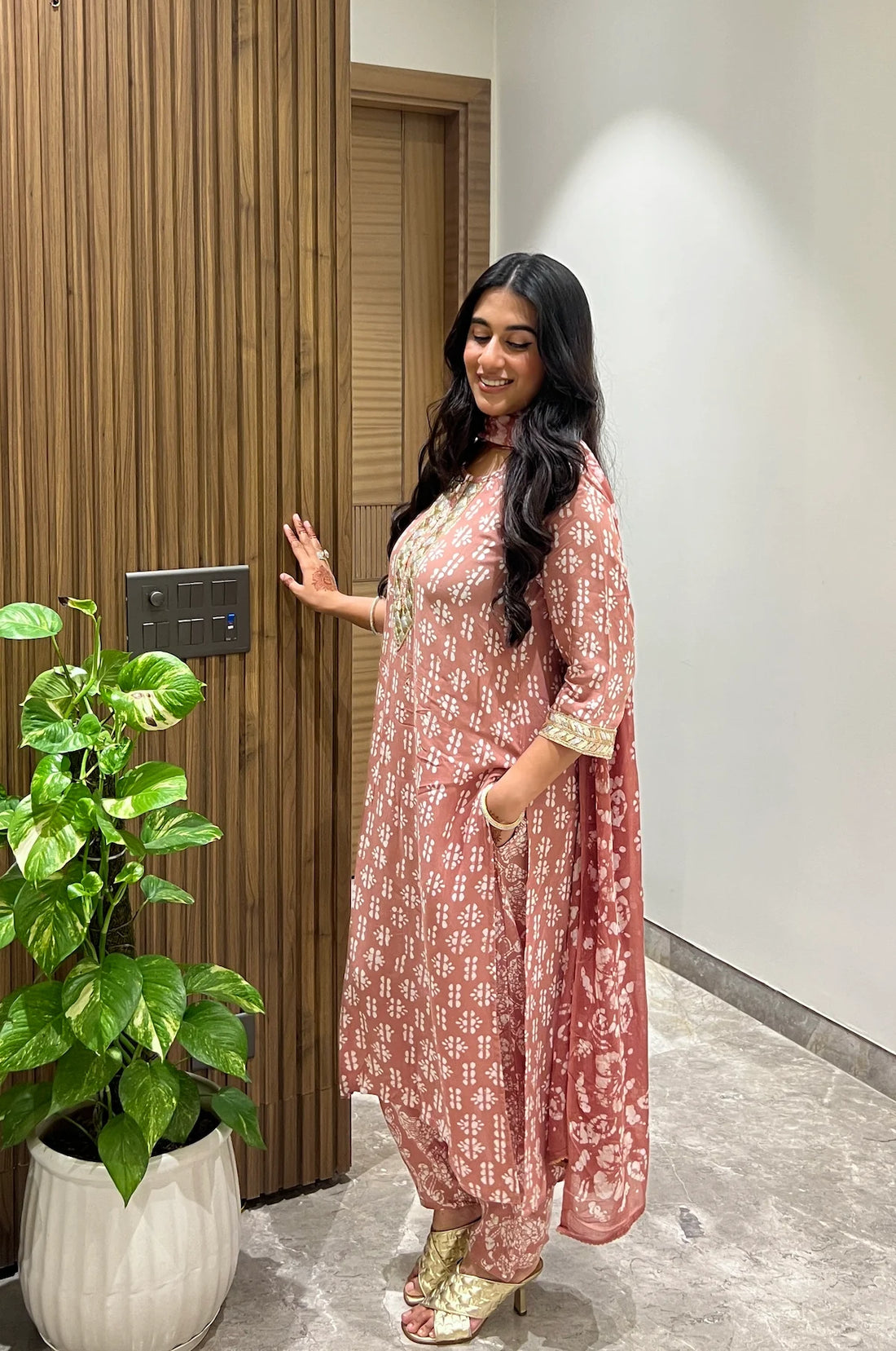 Batik Desert Glow Suit Set