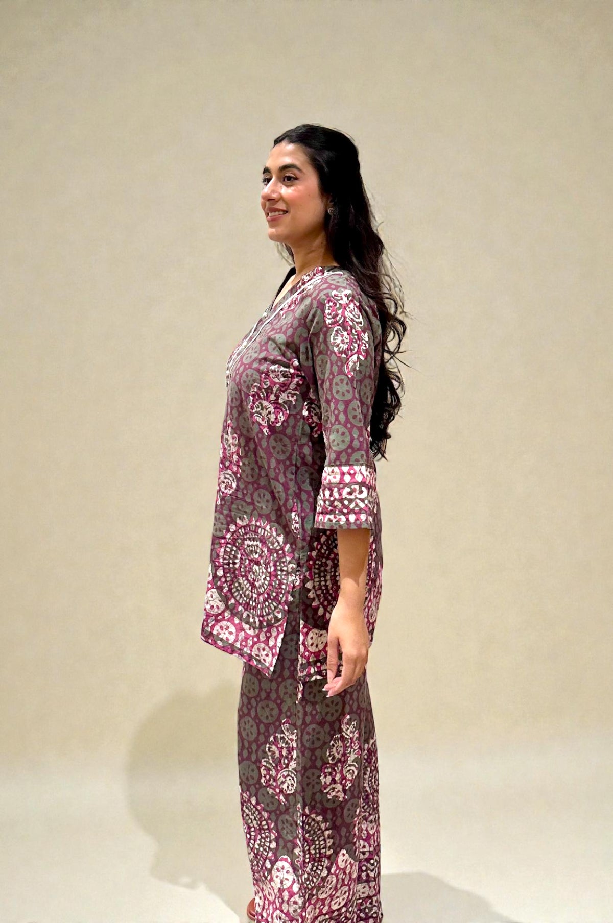 Batik Earth & Rose Co-Ord Set