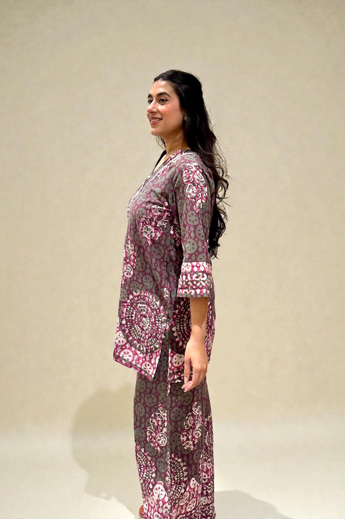 Batik Earth & Rose Co-Ord Set